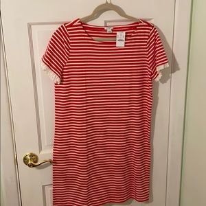 JCrew Factory Striped Dress